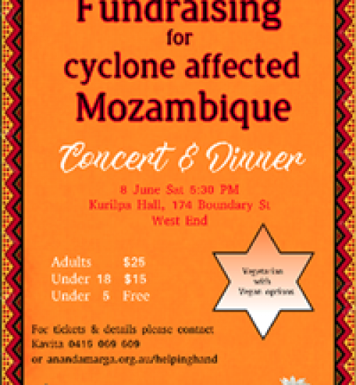 Fundraising in Brisbane for Mozambique